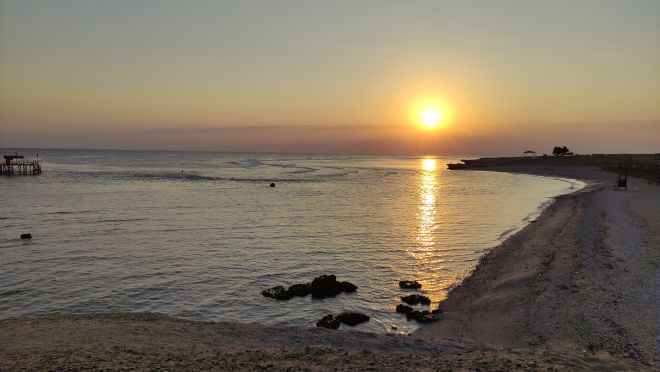 house reef abu dabour concorde moreen beach in marsa alam on sunrise